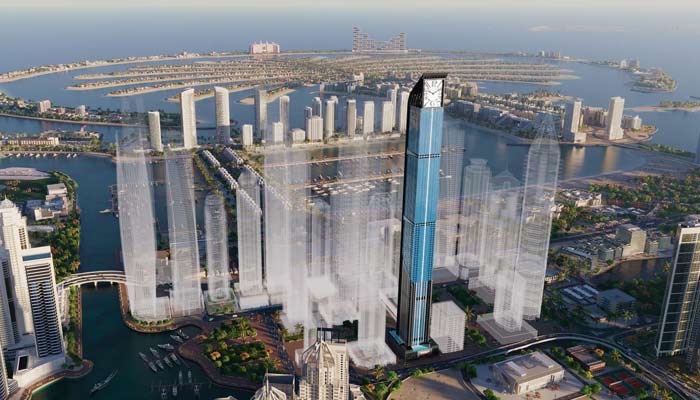 Burj Khalifa may be beaten by $1.5 billion Burj Azizi. — Azizi Developments/File